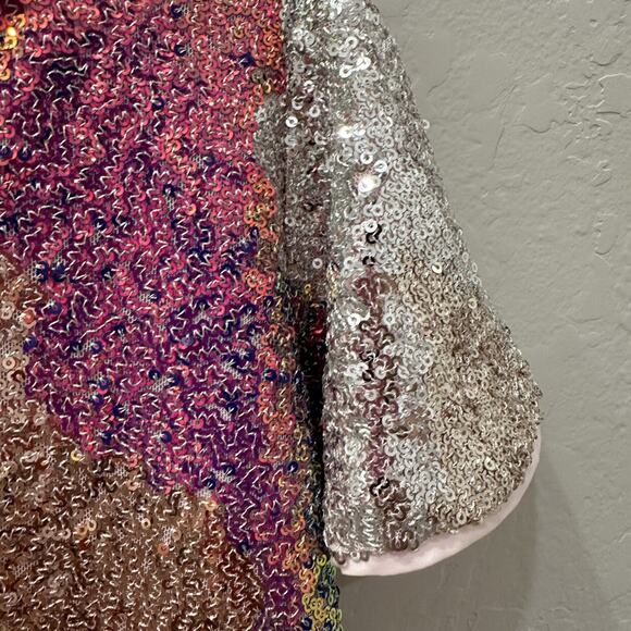 H&M Sequins Short Sleeve Shirt - Picture 3 of 8